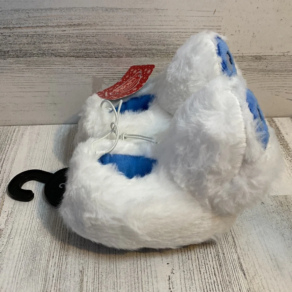 Rudolph The Red Nose Reindeer Snowman Slippers Size 2 NEW